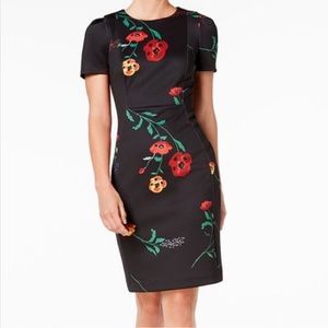 Calvin Klein Floral Poppy Dress